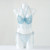 Women Tops Beaded Camisole Vest Bikini Bra Top Body Exaggerated Pearl Neck Bustier Beachwear Lingerie Woman's Club Rave