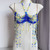 Women Tops Beaded Camisole Vest Bikini Bra Top Body Exaggerated Pearl Neck Bustier Beachwear Lingerie Woman's Club Rave