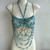 Women Tops Beaded Camisole Vest Bikini Bra Top Body Exaggerated Pearl Neck Bustier Beachwear Lingerie Woman's Club Rave