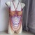 Women Tops Beaded Camisole Vest Bikini Bra Top Body Exaggerated Pearl Neck Bustier Beachwear Lingerie Woman's Club Rave