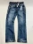 Y2K New Gothic Revival Mens Jeans Foliage Bootcut Women Blue Denim Embroidery Pocket Hip Hop Harajuku Wide Pants Streetwear