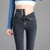 Trendyol Fashion High Waist Plus Fleece Elastic Jeans Women Clothing 2024 Winter Slim Korean Vintage Distressed Pencil Pants