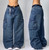Y2K Fashion Baggy Jeans Denim Cargo Pants Womens Vintage Multi Pocket High Waist  New Harajuku Gothic Wide Trouser Streetwear
