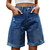 New Women Fashion Ripped Rolled Denim Shorts Vintage Summer High Waisted Hotpants Casual Pockets Ladies Jean Shorts шорты