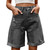 New Women Fashion Ripped Rolled Denim Shorts Vintage Summer High Waisted Hotpants Casual Pockets Ladies Jean Shorts шорты
