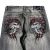 Y2K Skull Embroidered Loose Fit Jeans Fashion Harajuku Trend Women Casual Street Hip Hop High Waist Wide Leg Straight Leg Pants