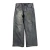 Y2K Skull Embroidered Loose Fit Jeans Fashion Harajuku Trend Women Casual Street Hip Hop High Waist Wide Leg Straight Leg Pants