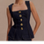 Street Denim Pants Set Women Sleeveless Single Breasted Slim Square Collar Tank High Waist Straight Jeans 2025 Summer Lady Suit