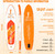 In Stock 10'6'' Inflatable Stand up Paddle Board (SUP) CE Certified 150kg Capacity Portable Water Sports Board Full Accessories