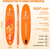 H2O 10'6'' Inflatable Stand up Paddle Board (SUP) with CE Certification 150kg Max Weight & Full Accessories