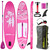 Stock YASKA AB-01 Heat Welded UV Printed Double Layer All-Around Inflatable SUP Paddle Board 10'6''x30''x6'' Portable 150kg Max
