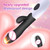 Rabbit Vibrator for Women Vagina G-Spot Nipple Clitoris Stimulator Thrusting Telescopic Rotating Dildo for Adult Sexy Toys
