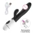 Rabbit Vibrator for Women Vagina G-Spot Nipple Clitoris Stimulator Thrusting Telescopic Rotating Dildo for Adult Sexy Toys