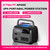 CTOLITY AP400 Solar Generator Portable Power Station UPS 346Wh 500W LiFePO4 Battery 3000+ Cycle Wireless 150W UltraFast Charge
