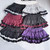 Women Pleated Bubble Mini Skirt Y2k Summer 2025 Korean Fashion Elastic Waist Puffy Short Skirt Girls Cute A Line Cake Skirt