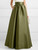 ZANZEA Bohemian Women Satin Silk Black Long Skirts Elegant Solid A-Line Party Jupes Femme Waist Zipper Oversized Casual Dresses
