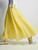 Women's Elegant High Waist Linen Maxi Skirt 2024 Summer Ladies Casual Elastic Waist 2 Layers Skirts saia feminina