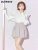 Japanese Lolita Skirts Ruffled Pleated Plaid Skirt Women 2025 Spring New Elastic High Waist Slimming Gentle Mini Skirt Culottes