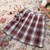 Zoki Jk Women Plaid Skirt Summer High Waist Adjust Button Girls Pleated Skirt Japan Student Cute Blue Bow School Mini Skirts