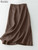 ZANZEA  Elegant Cotton Midi Skirts Casual Button Up A-line Skirt Women High Waist Jupe 2024 Summer Solid Temperament Falda Mujer