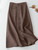 ZANZEA  Elegant Cotton Midi Skirts Casual Button Up A-line Skirt Women High Waist Jupe 2024 Summer Solid Temperament Falda Mujer