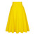 SISHION 2025 Summer Solid Color Black Red Yellow Green Skirts for Women SS0037 Elastic Waist Pleated Long Midi Skirts Clothes