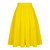 SISHION 2025 Summer Solid Color Black Red Yellow Green Skirts for Women SS0037 Elastic Waist Pleated Long Midi Skirts Clothes