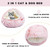 Long Plush Pet Bed Cat Bed Round Kitty Mat Sofa Soft Warm Pet Basket for Cats Nest Pet Cushion Cat Products