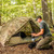 Outdoor Single Camping Tent Ultra light Hiking Tent, Double-layer Marching Camouflage Rainproof Tent trekking Shelter Tent