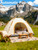 1 Outdoor Camping Tent for Overnight Stay, Fully Automatic, Quick Setup, No Assembly, Foldable, Double Layer
