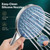 1/2/3 Portable Household Shower Fixture Handheld Type with 5 Adjustable Water Speeds Pressure Boost Function Large Water Outlet