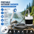 Portable Camping Shower USB Rechargeable Electric Pump Shower Head Outdoor Travel Car Washing Pet Cleaning Bathing Device