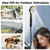 Portable Camping Shower Rechargeable with Intelligent Digital Display IPX7 Outdoor Camp Pump for Hiking Travel Car Pet