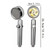1 portable travel showerhead, filter showerhead, pressurized showerhead, shower faucet, shower showerhead, shower