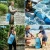 Dry Bag Waterproof 500D, Roll Top Floating Dry Sack for Kayaking Boating Rafting Beach, Outdoor Camping Swimming Gear Storage