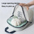 Dry Wet Separation Swimming Gym Dry Bag Handbag Pack Transparent Pool Waterproof Large Capacity Zipper Storage Bag
