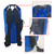 Blue Dry Bag Kayaking Boating Mountain Climbing Waterproof Bag Floating Lightweight  Shoulder Bag for Picnic