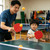Table tennis racket set for beginners, double-sided adhesive finished racket, horizontal racket, 2 pieces set, ping-pong racket