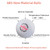 TUTTLE New Material ABS Plastic Ping Pong Balls T40+ ITTF Approved 3 Star Table Tennis Balls for Professional Training 6 PCS/BOX