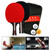 Table Tennis Racket 2 Rackets & 3 Balls Ping Pong Paddles Set Professional 2 Player Ping Pong Set with Bag for Tournament Play