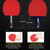 Table Tennis Racket 2 Rackets & 3 Balls Ping Pong Paddles Set Professional 2 Player Ping Pong Set with Bag for Tournament Play