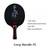Table Tennis Blade Racket Pure Black Carbon Wood Allround  Integrated Molding Pingpong Base Board for Attack  for Player Train
