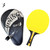 Regail 3 Star  High Elastic Colors Table Tennis Racket  Carry Bag Beginners Blue/red/green Ping Pong Paddle  Welcome OEM