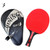 Regail 3 Star  High Elastic Colors Table Tennis Racket  Carry Bag Beginners Blue/red/green Ping Pong Paddle  Welcome OEM