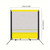 3.6*1.8m/1.85*2.05m Portable Tennis Training Net Foldable Easy Carry Rebound Serve Practice Durable Iron Construction Multicolor