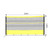 3.6*1.8m/1.85*2.05m Portable Tennis Training Net Foldable Easy Carry Rebound Serve Practice Durable Iron Construction Multicolor