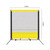 3.6*1.8m/1.85*2.05m Portable Tennis Training Net Foldable Easy Carry Rebound Serve Practice Durable Iron Construction Multicolor