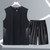 Men Polyester Quick Dry Sports Outfit for Pickleball Running Cycling Training and Tennis