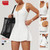 Women's Sexy Tennis Dress - Built-in Shorts Padel Pickleball Skort - Stretch Golf Sports Skirt for Tennis