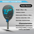 Aerodynamic 360 Spin Portable Lightweight Padel Racket-2025 Model with Full 24K Carbon Fiber Face Beach Tennis